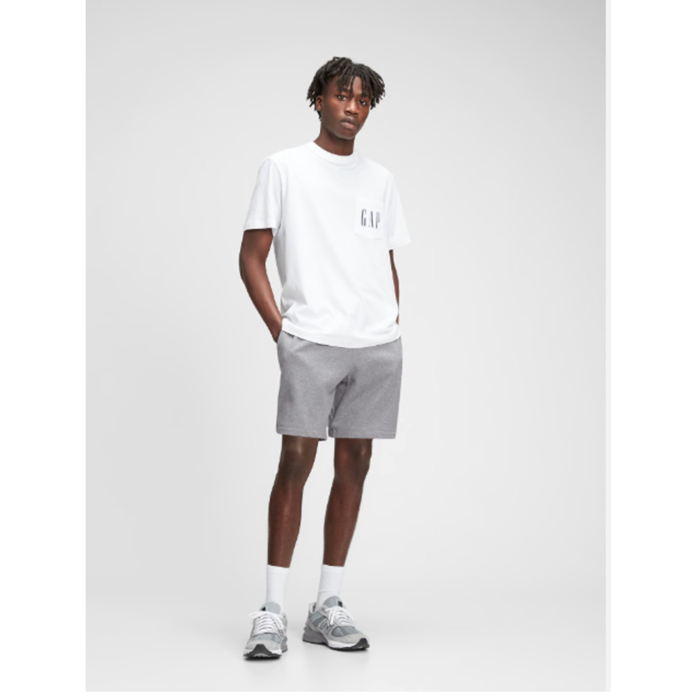 GAP Heather Gray French Terry Shorts – Size M – Comfy Lounge